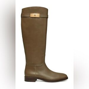 Tory Burch T Hardware Riding Boot Size 8.5